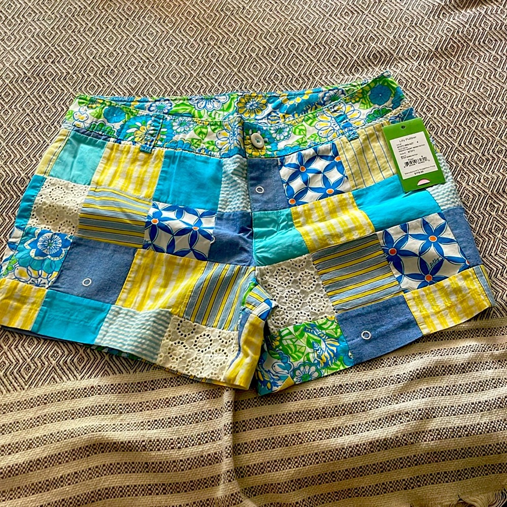 Lilly Pulitzer Preppy Patchwork Shorts